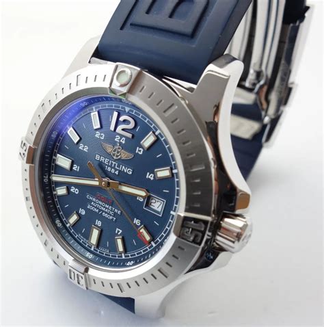 breitling blaues armband|breitling uhrband.